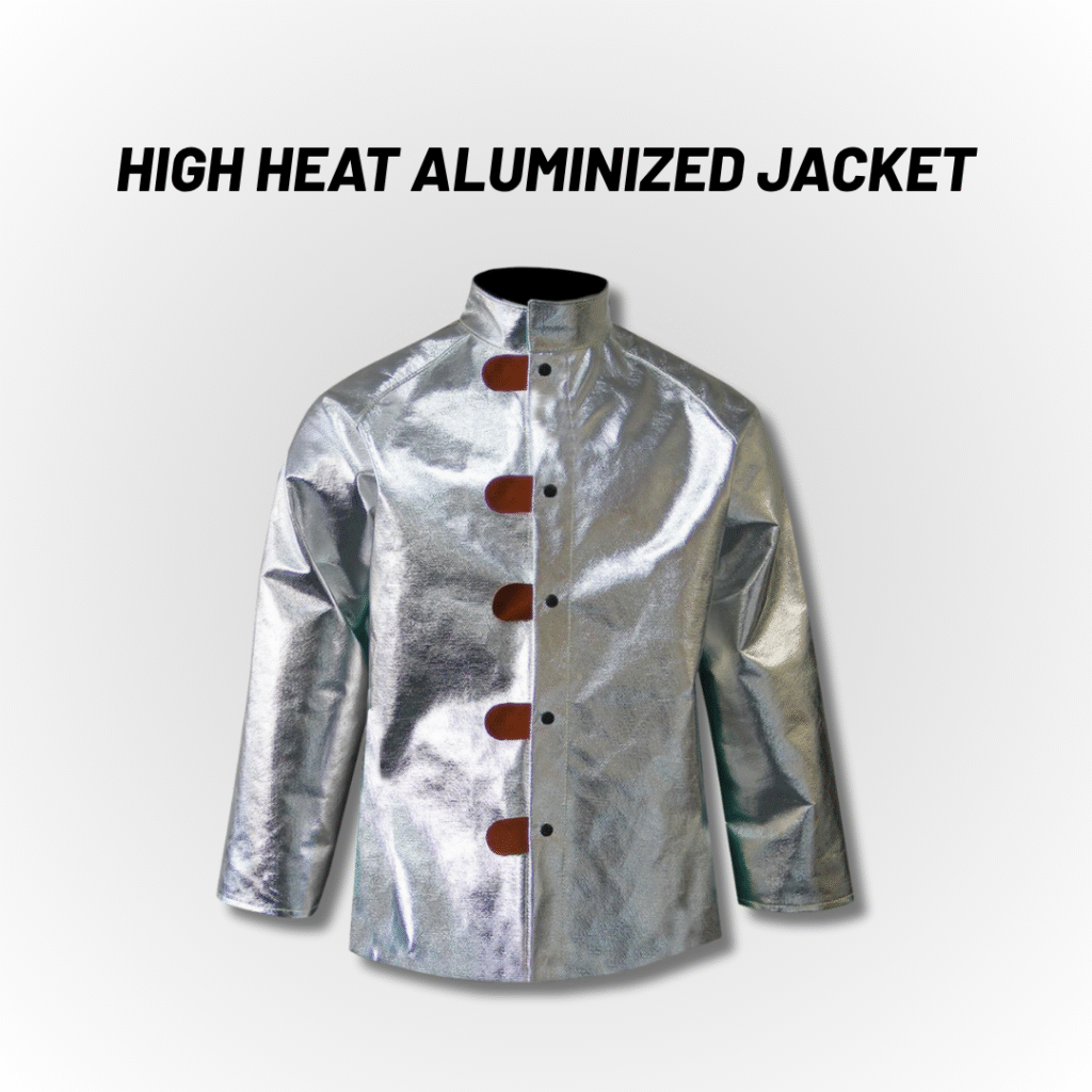 Techmro Inc High Heat Aluminized Jacket - Industrial Safety Gear