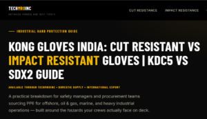 KONG Gloves India: Cut Resistant vs Impact Resistant Gloves | KDC5 vs SDX2 Guide